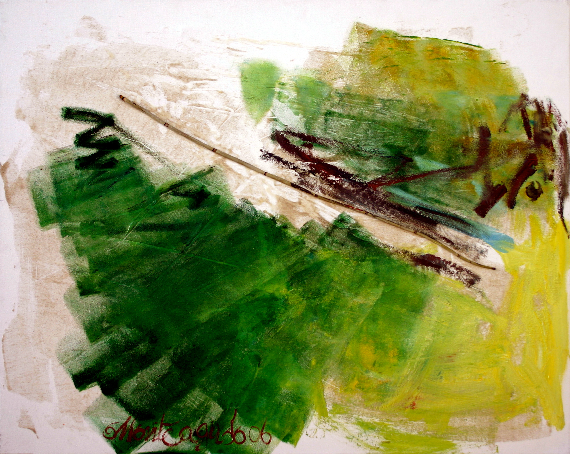 Tren Surcando Campos