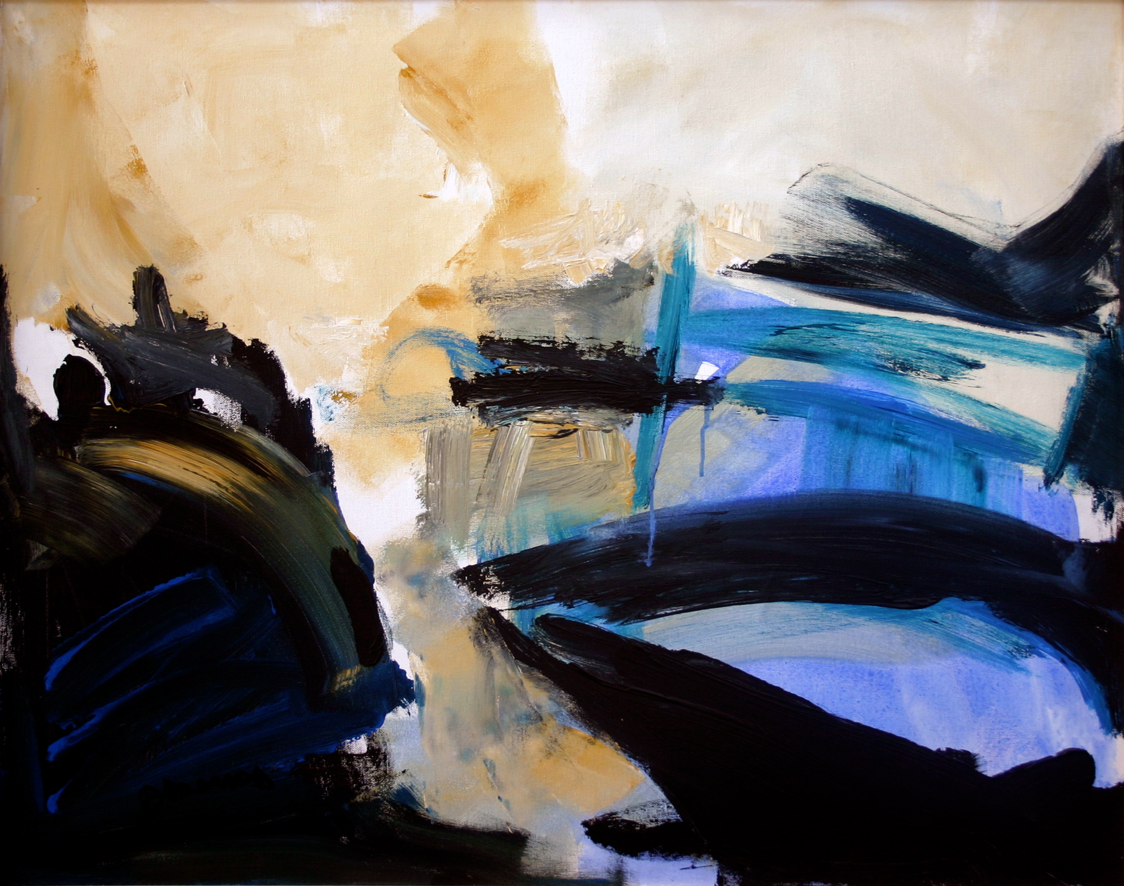 Paisajes con Ocres y Azules